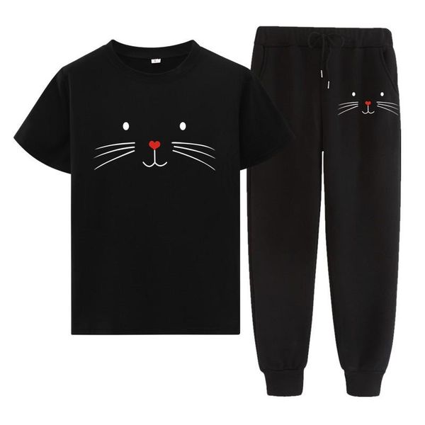 men's tracksuits 2021 summer t-shirt + pants two-piece casual sportswear men and women suit printed gym fitness trousers, Gray
men's tracksuits 2021 summer t-shirt + pants two-piece casual sportswear men and women suit printed gym fitness trousers, Gray