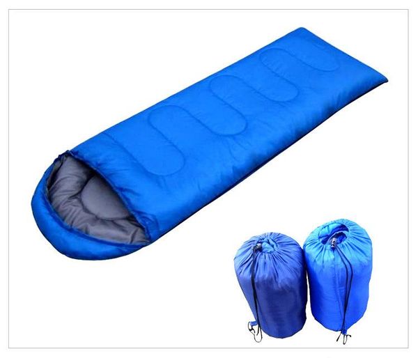 envelope hooded sleeping bag spring and summer autumn outdoor camping bags