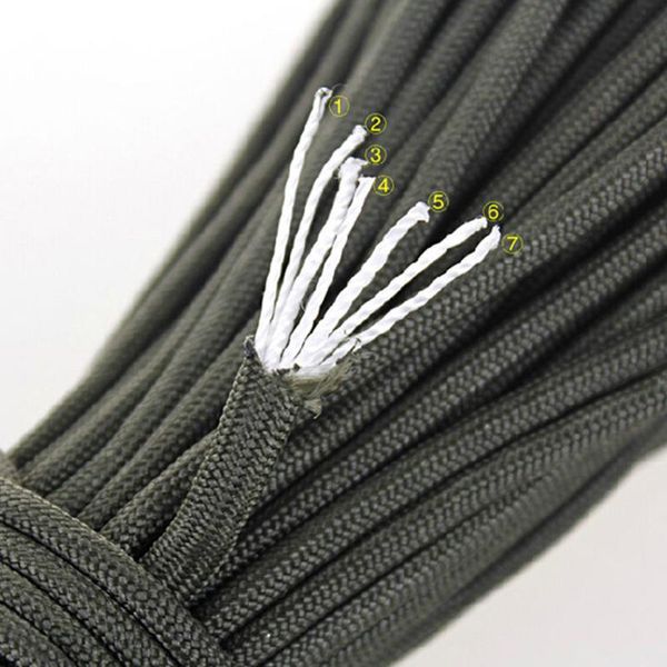 outdoor gadgets 30 m1 roll 4 mm 7 stand cores paracord voor survival parachute cord pull tent rope for hiking camping outdoors
outdoor gadgets 30 m1 roll 4 mm 7 stand cores paracord voor survival parachute cord pull tent rope for hiking camping outdoors