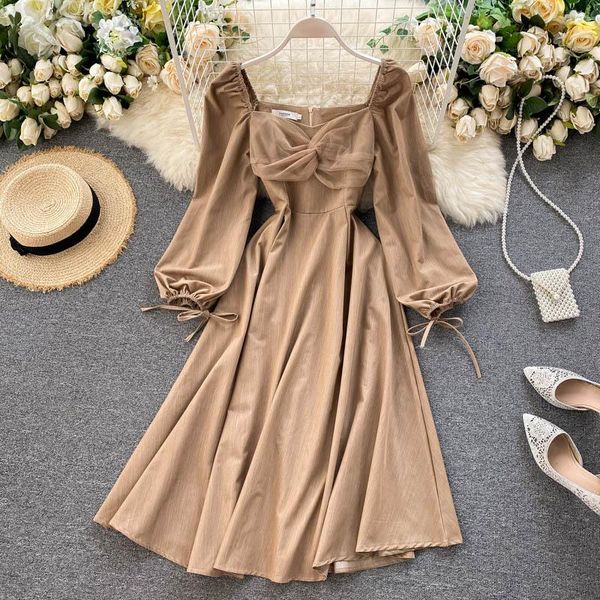 wchw cgdsr runway party 2021 dress high waist boho luxury long sleeve solid autumn winter a-line elegant dresses women vintage casual, Black;gray
wchw cgdsr runway party 2021 dress high waist boho luxury long sleeve solid autumn winter a-line elegant dresses women vintage casual, Black;gray
