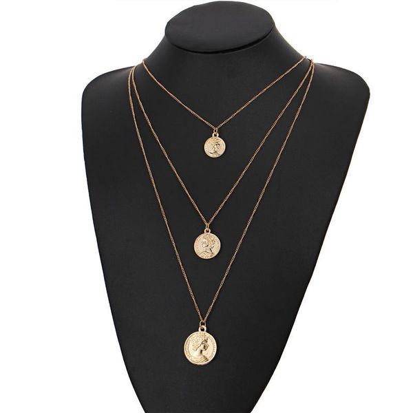 pendant necklaces multilayer vintage long charm for women fashion figure choker necklace gold color statement gifts, Silver
pendant necklaces multilayer vintage long charm for women fashion figure choker necklace gold color statement gifts, Silver