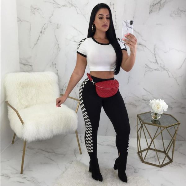 women checkerboard two piece set plaid crop short sleeve checkered pants 2 outfits black white tracksuit plus size dress
women checkerboard two piece set plaid crop short sleeve checkered pants 2 outfits black white tracksuit plus size dress