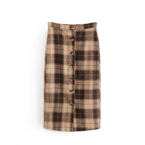 skirts asds women plaid midi skirt checkered buttons decorate office lady work wear side pockets vintage casual mid calf wqz5449, Black
skirts asds women plaid midi skirt checkered buttons decorate office lady work wear side pockets vintage casual mid calf wqz5449, Black