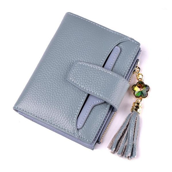 wallets korean style genuine leather women's short wallet tassled coin purse1, Red;black
wallets korean style genuine leather women's short wallet tassled coin purse1, Red;black