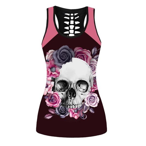 women's tanks & camis 2021 selling tank women skeleton print hollow out harajuku ol t-shirt streetwear casual female sleeveless vest yo, White
women's tanks & camis 2021 selling tank women skeleton print hollow out harajuku ol t-shirt streetwear casual female sleeveless vest yo, White