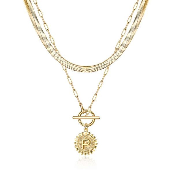 chains jacoso initial multilayered necklace for women gifts 2pcs/set gold hip-hop snake chain set chork paper clip dainty necklaces, Silver
chains jacoso initial multilayered necklace for women gifts 2pcs/set gold hip-hop snake chain set chork paper clip dainty necklaces, Silver