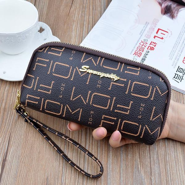 wallets handbag women's purse long zipper wallet fashion printed letter large capacity mobile phone, Red;black
wallets handbag women's purse long zipper wallet fashion printed letter large capacity mobile phone, Red;black