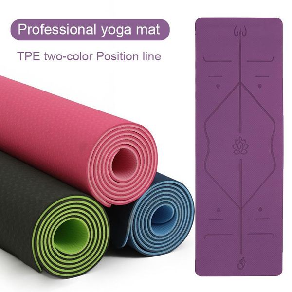 yoga mat with positioning line non-slip carpet 1830 * 610 6mm fitness gym suitable for beginners environment mats
yoga mat with positioning line non-slip carpet 1830 * 610 6mm fitness gym suitable for beginners environment mats