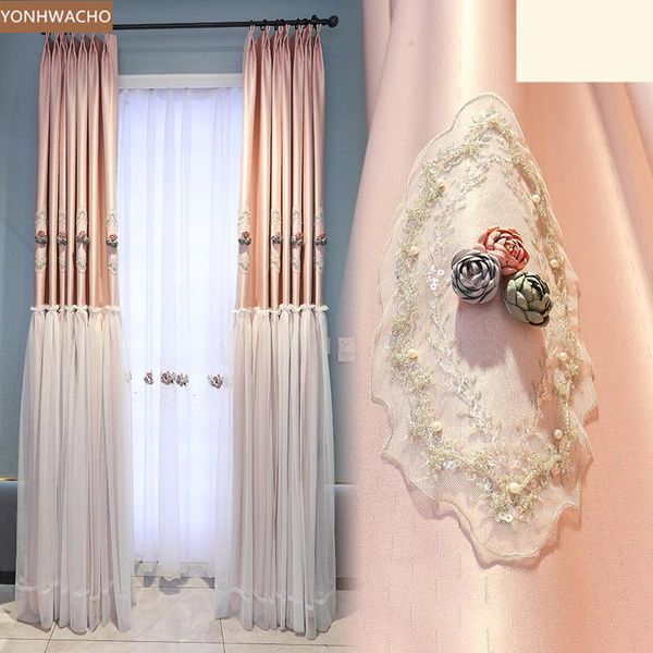 custom curtain luxury korean girl princess wind pink children's room warm cloth blackout tulle panel c562 & drapes
custom curtain luxury korean girl princess wind pink children's room warm cloth blackout tulle panel c562 & drapes