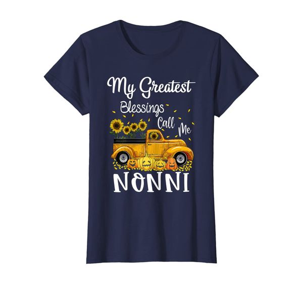 Womens My Greatest blessings call me Nonni - Sunflower Truck T-Shirt, Mainly pictures
Womens My Greatest blessings call me Nonni - Sunflower Truck T-Shirt, Mainly pictures