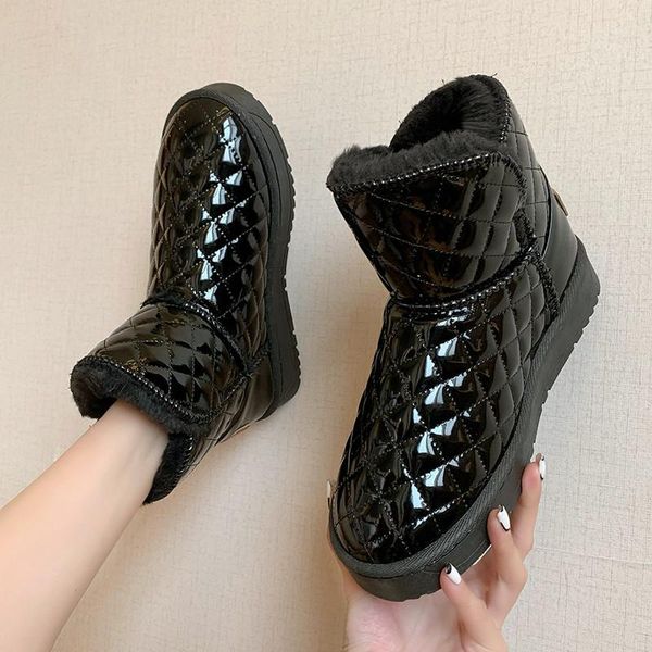 boots women 2021 plush australia shoes round toe flat heel winter footwear fur leather snow ankle autumn padded low, Black
boots women 2021 plush australia shoes round toe flat heel winter footwear fur leather snow ankle autumn padded low, Black