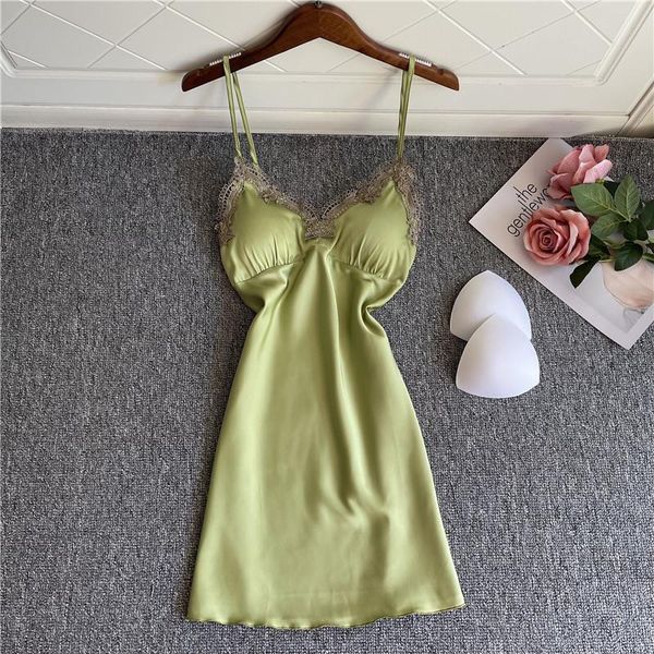 women's sleepwear v-neck satins ice silk nightdress women spaghetti strap lace nightgowns pyjamas nightly night dress, Black;red
women's sleepwear v-neck satins ice silk nightdress women spaghetti strap lace nightgowns pyjamas nightly night dress, Black;red