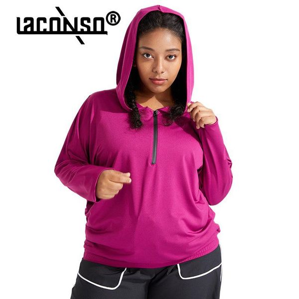 running jackets laconso large size sports women loose fitness clothes long-sleeved t-shirt autumn yoga blouse, Black;red
running jackets laconso large size sports women loose fitness clothes long-sleeved t-shirt autumn yoga blouse, Black;red