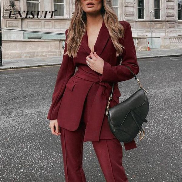 women's two piece pants elegant office lady outfits women autumn turn-down collar blazer + long suit winter solid streetwear vintage se, White
women's two piece pants elegant office lady outfits women autumn turn-down collar blazer + long suit winter solid streetwear vintage se, White