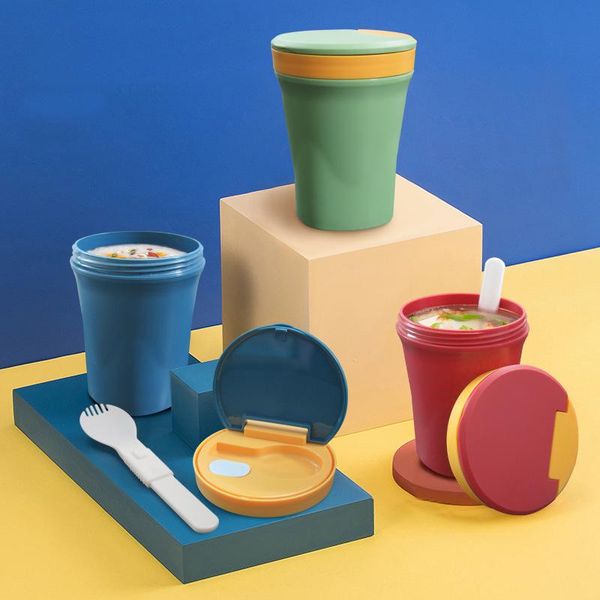 dinnerware sets 450ml bpa plastic soup box with folding spoon portable breakfast lunch boxes for kids
dinnerware sets 450ml bpa plastic soup box with folding spoon portable breakfast lunch boxes for kids