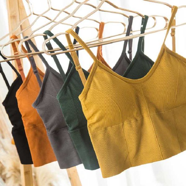 camisoles & tanks seamless bras comfortable underwear female crop women sport lingerie low back sleeveless padded camisole femme, Black;white
camisoles & tanks seamless bras comfortable underwear female crop women sport lingerie low back sleeveless padded camisole femme, Black;white