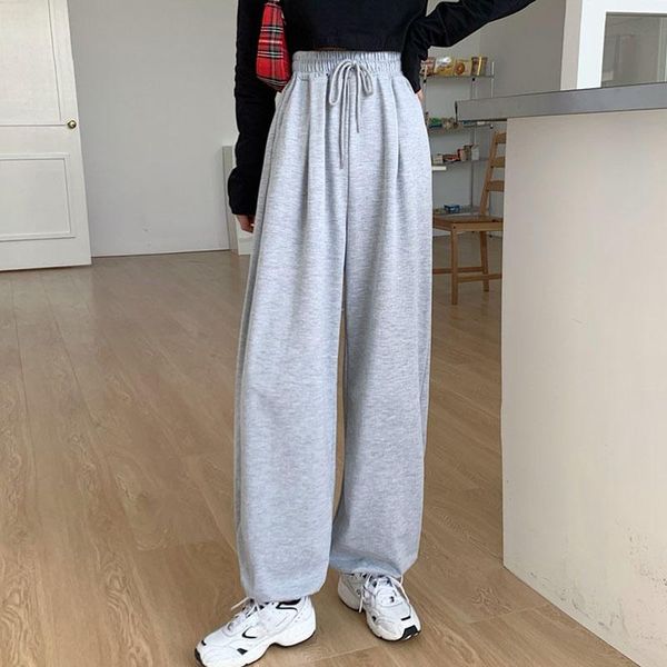women's pants & capris wide leg summer mujer pantalones office lady for women aesthetic arrival ulzzang gray black clothes, Black;white 
women's pants & capris wide leg summer mujer pantalones office lady for women aesthetic arrival ulzzang gray black clothes, Black;white