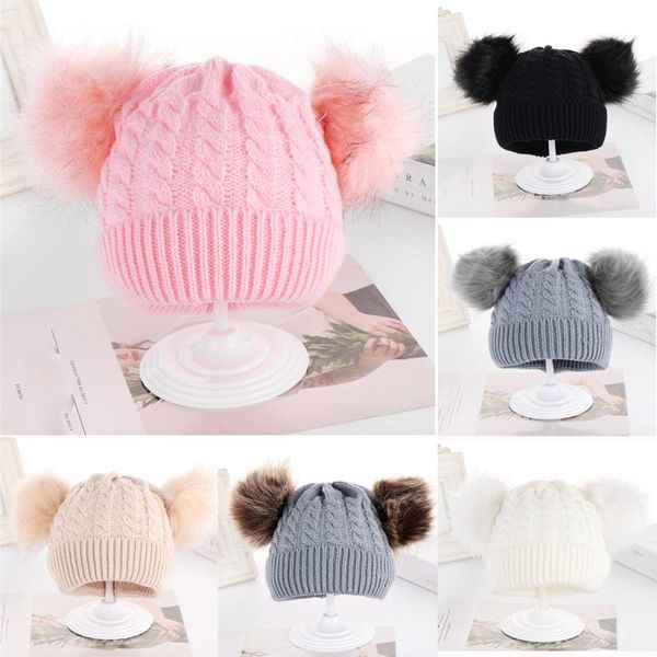 beanies 2021 winter hat for girls baby boy two pom poms children cute solid knitted thick infant toddler warm cap
beanies 2021 winter hat for girls baby boy two pom poms children cute solid knitted thick infant toddler warm cap