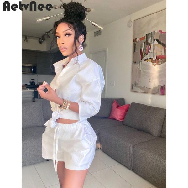 women's tracksuits fall solid sets women full sleeve single breasted bow shirts drawstring pockets slim shorts 2 two piece set office l, Gray 
women's tracksuits fall solid sets women full sleeve single breasted bow shirts drawstring pockets slim shorts 2 two piece set office l, Gray