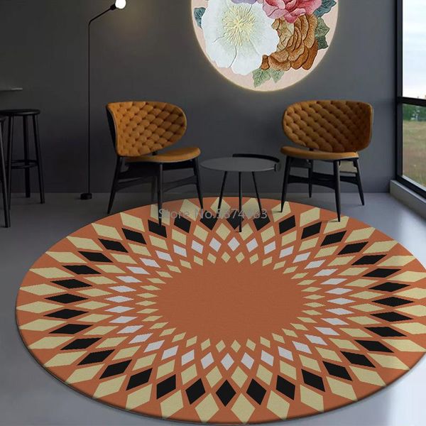 ethnic style simple geometric diamond black orange yellow circle round living room bedroom non-slip mat carpets
ethnic style simple geometric diamond black orange yellow circle round living room bedroom non-slip mat carpets