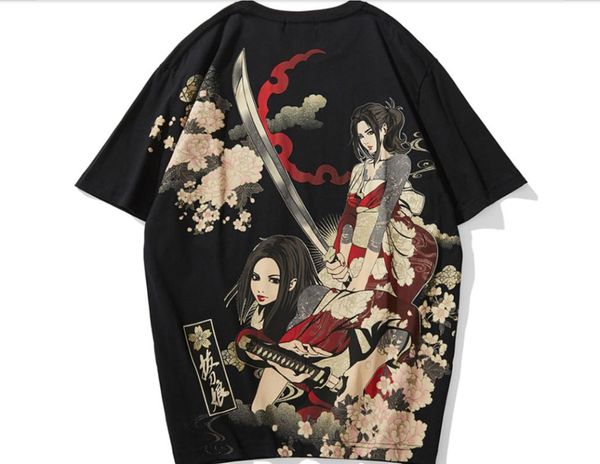 men's t-shirts beauty japanese samurai sword print cotton short sleeve t-shirt mens casual ukiyo tattoo paint t shirts hip hop tees sh, White;black
men's t-shirts beauty japanese samurai sword print cotton short sleeve t-shirt mens casual ukiyo tattoo paint t shirts hip hop tees sh, White;black