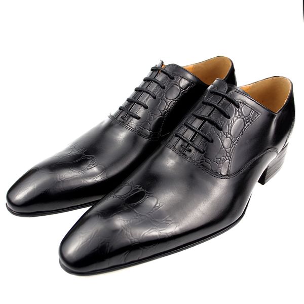 dress shoes men genuine wedding chaussure homme cuir oxford for lace up leather sapato office 0nof, Black
dress shoes men genuine wedding chaussure homme cuir oxford for lace up leather sapato office 0nof, Black