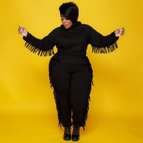 women's two piece pants big size women clothing set long sleeve pullover party tassel matching sets pant suits bulk items wholesale lo, White
women's two piece pants big size women clothing set long sleeve pullover party tassel matching sets pant suits bulk items wholesale lo, White