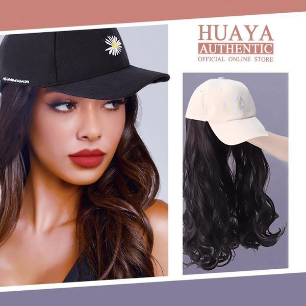 baseball hat wig women's long wavy natural connection wigs hair heat resistant fiber daily false hair1, Black
baseball hat wig women's long wavy natural connection wigs hair heat resistant fiber daily false hair1, Black