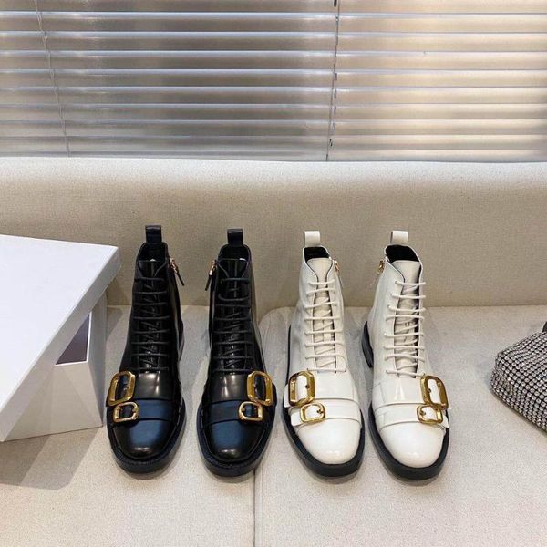 boots winter zapatos de mujer genuine leather ankle woman metal decora vintage, Black
boots winter zapatos de mujer genuine leather ankle woman metal decora vintage, Black