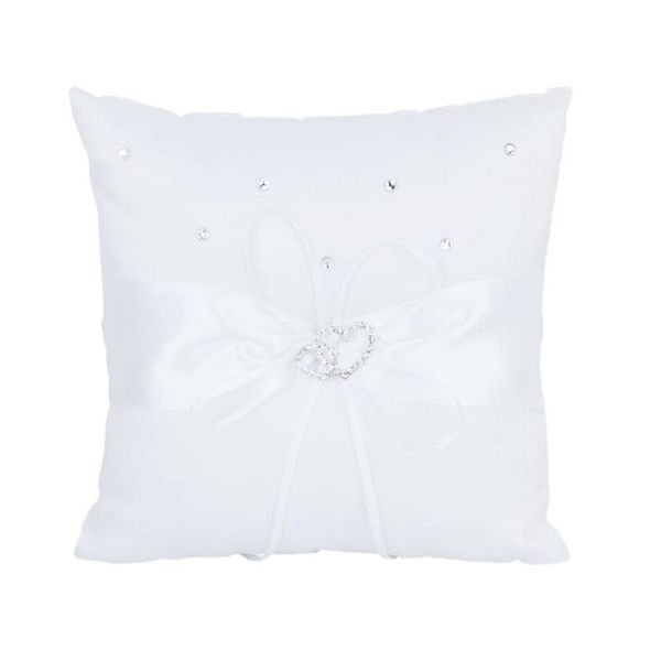 white double heart rhinestone ring pillow wedding bearer cushion 20*20cm storage boxes & bins
white double heart rhinestone ring pillow wedding bearer cushion 20*20cm storage boxes & bins