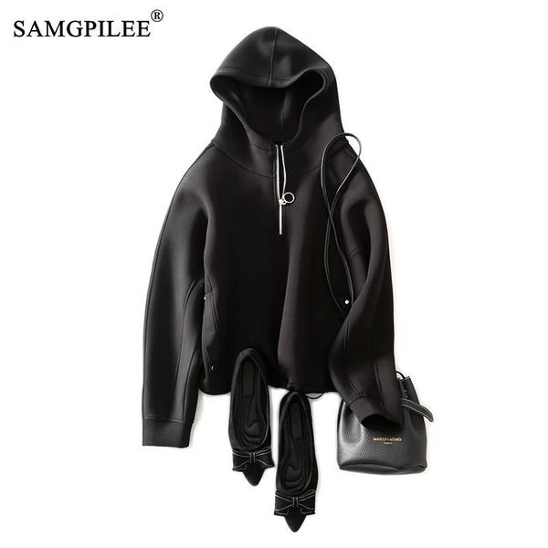 women's hoodies & sweatshirts winter women 2021 casual for girls cotton full sleeve solid pullovers hooded plus size oversized jacket 4, Black
women's hoodies & sweatshirts winter women 2021 casual for girls cotton full sleeve solid pullovers hooded plus size oversized jacket 4, Black
