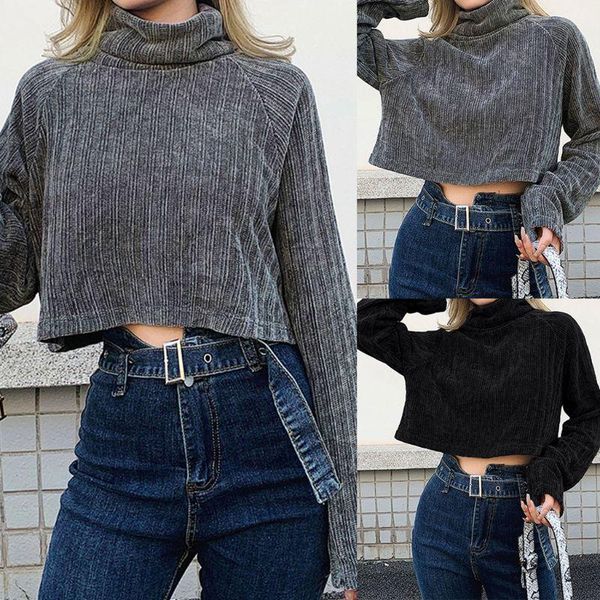 women's sweaters women autumn cropped sweater ribbed knitted turtleneck loose pullover winter warm velvet solid color long sleeve jump, White;black
women's sweaters women autumn cropped sweater ribbed knitted turtleneck loose pullover winter warm velvet solid color long sleeve jump, White;black