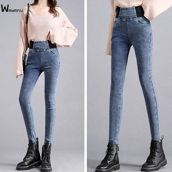 casual plus size classic pencil jeans winter warm high waist stretch denim trousers women office skinny pants ladies women's, Blue
casual plus size classic pencil jeans winter warm high waist stretch denim trousers women office skinny pants ladies women's, Blue