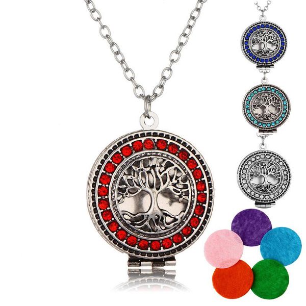 pendant necklaces 10pcss tree of life hollow out magnetic diffuser necklace jewelry perfume locket essential oil, Silver
pendant necklaces 10pcss tree of life hollow out magnetic diffuser necklace jewelry perfume locket essential oil, Silver