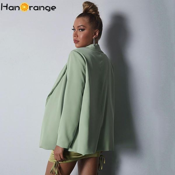 women's suits & blazers hanorange light green blazer women thin section 2021 spring autumn solid color leisure vacation suit jacket fem, White;black
women's suits & blazers hanorange light green blazer women thin section 2021 spring autumn solid color leisure vacation suit jacket fem, White;black