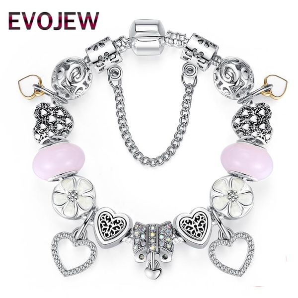 charm bracelets luxury heart flowers & bangles for women jewelry brand bracelet diy original handmade gift, Golden;silver
charm bracelets luxury heart flowers & bangles for women jewelry brand bracelet diy original handmade gift, Golden;silver