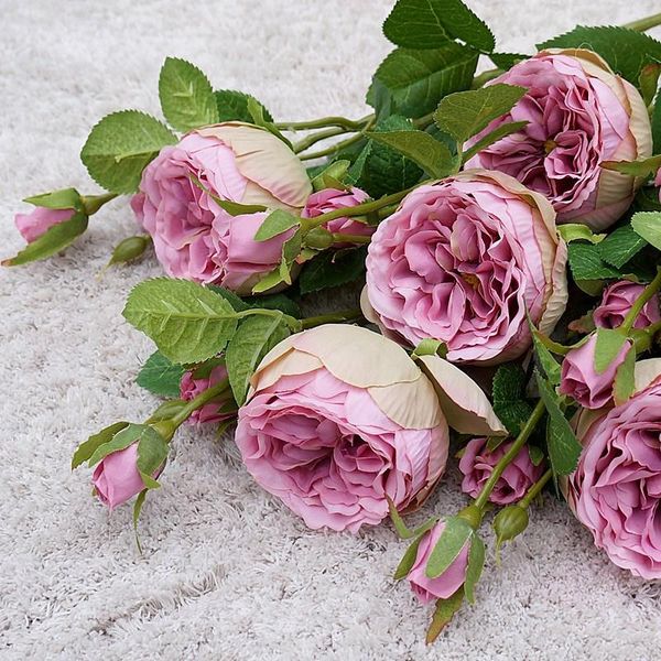decorative flowers & wreaths 3 heads austin rose branch silk artificial valentine's day wedding home decor flores artificiales
decorative flowers & wreaths 3 heads austin rose branch silk artificial valentine's day wedding home decor flores artificiales