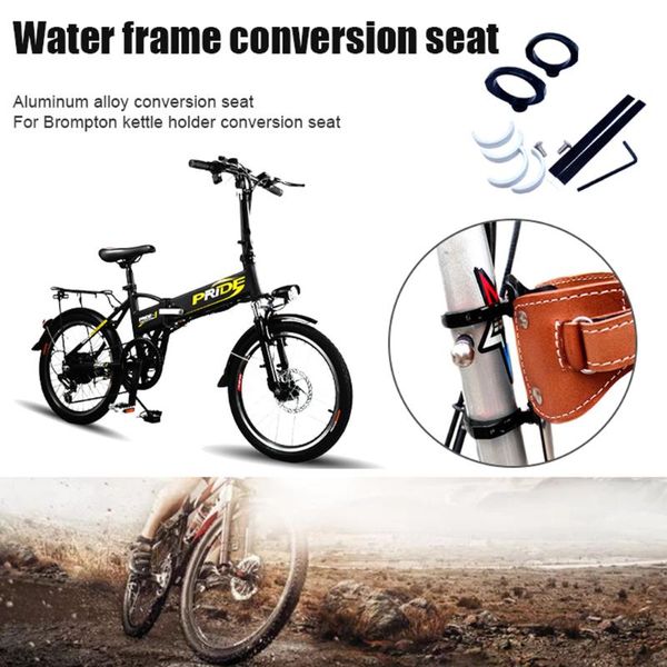 aluminum alloy bicycle water bottle cage adapter mount holder for brompton bike cycling kettle accessories bottles & cages
aluminum alloy bicycle water bottle cage adapter mount holder for brompton bike cycling kettle accessories bottles & cages
