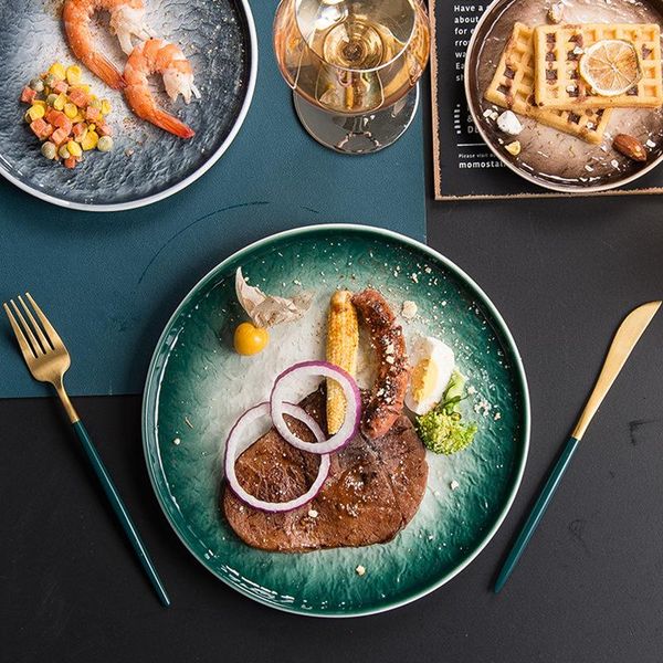dishes & plates stone pattern ceramic dinner round plate bone china dinnerware sets salad sushi dessert kitchen serving
dishes & plates stone pattern ceramic dinner round plate bone china dinnerware sets salad sushi dessert kitchen serving