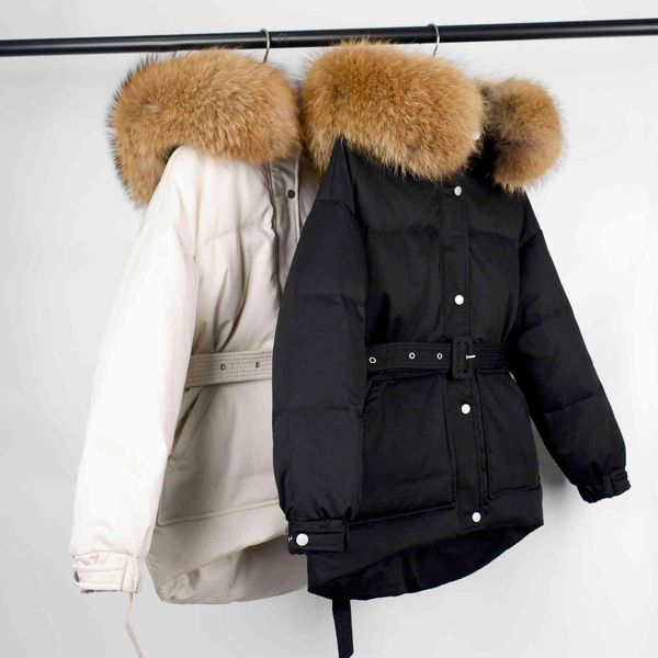 women's jackets janveny down jacket winter large natural raccoon fur hooded 90% white duck coat thick women parkas female outwear, Black;brown
women's jackets janveny down jacket winter large natural raccoon fur hooded 90% white duck coat thick women parkas female outwear, Black;brown