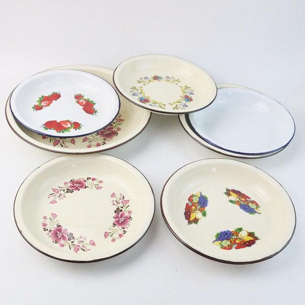 dishes & plates european and american thick enamel plate classic printed dish cold 20/22/24/26 cm large tableware
dishes & plates european and american thick enamel plate classic printed dish cold 20/22/24/26 cm large tableware