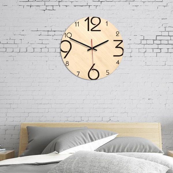 wall clocks wooden clock printed round simplicity hanging for home living room dining hall decoration
wall clocks wooden clock printed round simplicity hanging for home living room dining hall decoration