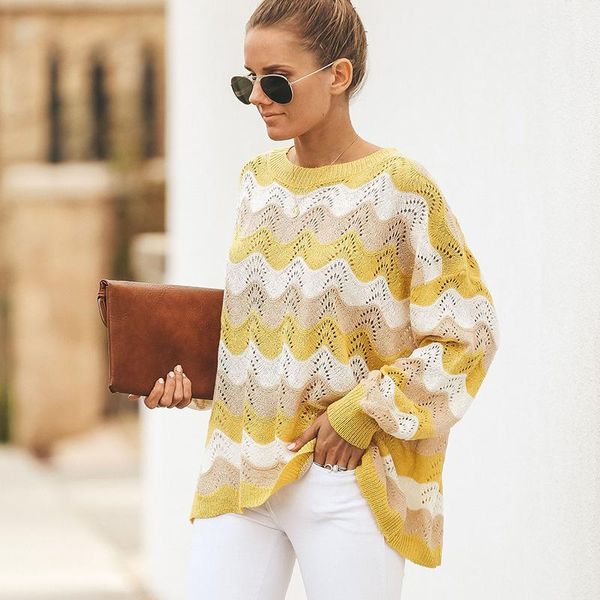 women's sweaters sweater for women autumn winter 2021 hollow out yellow female knitting pullover long sleeve o-neck oversized, White;black
women's sweaters sweater for women autumn winter 2021 hollow out yellow female knitting pullover long sleeve o-neck oversized, White;black
