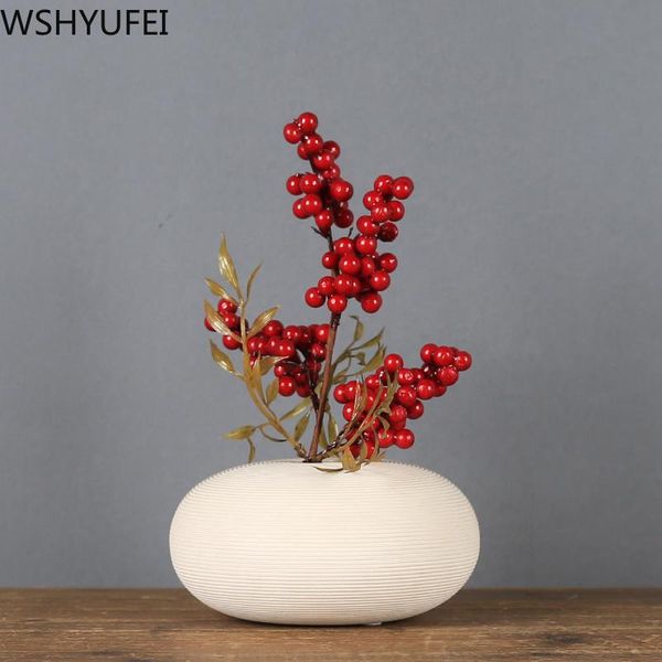 white ceramic flower pot tablebasket vase holiday wedding dried decoration creativity home ornaments vases
white ceramic flower pot tablebasket vase holiday wedding dried decoration creativity home ornaments vases
