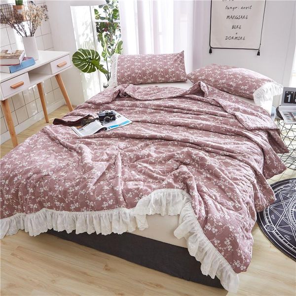 blankets summer soft breathable 100% cotton quilt princess lace comforter flowers print throw duvet washed blanket bedding
blankets summer soft breathable 100% cotton quilt princess lace comforter flowers print throw duvet washed blanket bedding
