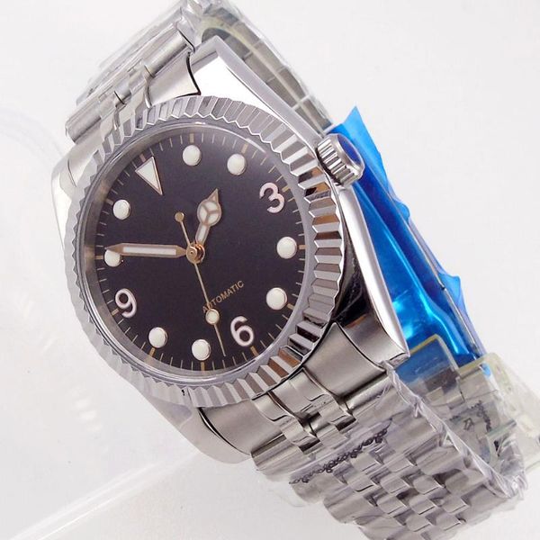 wristwatches 36mm/40mm sapphire men's watch japan miyota8215 nh35 automatic movement black dial fluted bezel jubilee bracelet lume, Slivery;brown
wristwatches 36mm/40mm sapphire men's watch japan miyota8215 nh35 automatic movement black dial fluted bezel jubilee bracelet lume, Slivery;brown