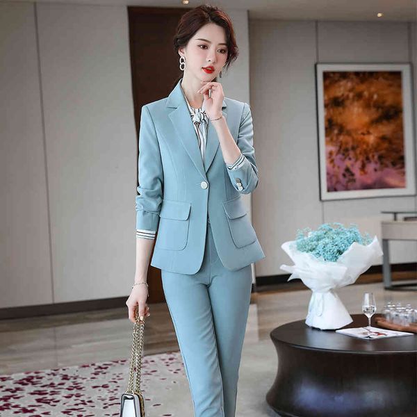 pant thin-fit working girl pink beige black suit single office jacket button ladies blazer set with pocket, White
pant thin-fit working girl pink beige black suit single office jacket button ladies blazer set with pocket, White