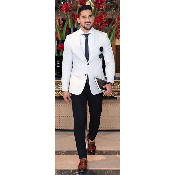 men's suits & blazers 2 pieces business (blazer+pants)suit sets men autumn fashion slim fit wedding set classic blazer male cos, White;black
men's suits & blazers 2 pieces business (blazer+pants)suit sets men autumn fashion slim fit wedding set classic blazer male cos, White;black