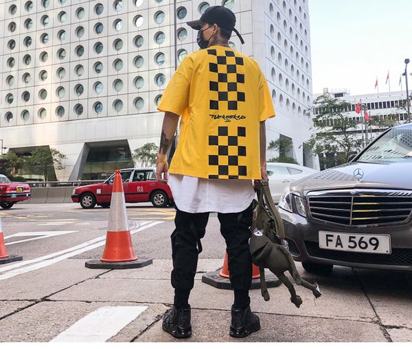 men the weeknd hip plaid t hop shirt loose t-shirt half sleeve cotton tees casual streetwear tshirt yello, White;black
men the weeknd hip plaid t hop shirt loose t-shirt half sleeve cotton tees casual streetwear tshirt yello, White;black