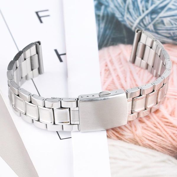 watch bands 22mm replacement silver stainless steel watchband for men safety folding buckle ladies fashion strap girl, Black;brown
watch bands 22mm replacement silver stainless steel watchband for men safety folding buckle ladies fashion strap girl, Black;brown